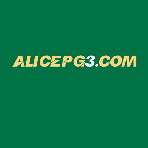 Logo da ALICEPG3